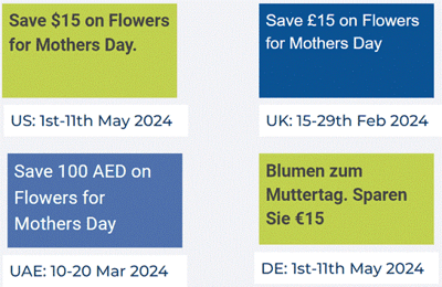 promotion for Mother's Day