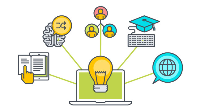 Graphic: Positioning the site as an authority