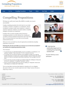 Compelling Propositions Website