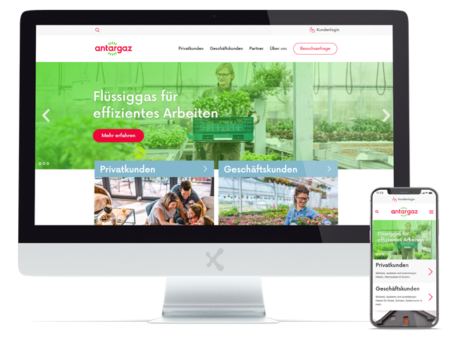 Successful New German Website Launch for Antargaz