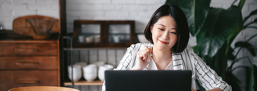 Japanese eCommerce Laptop Lady